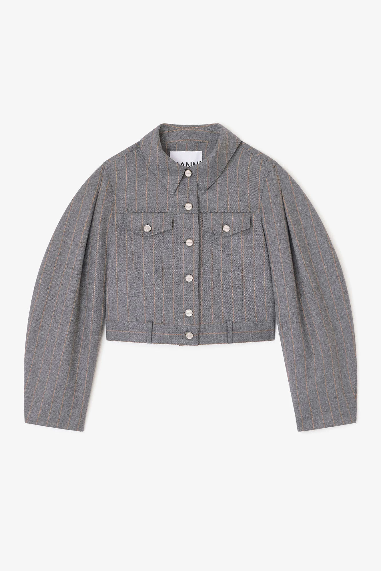 GREY STRIPE JACKET - 1