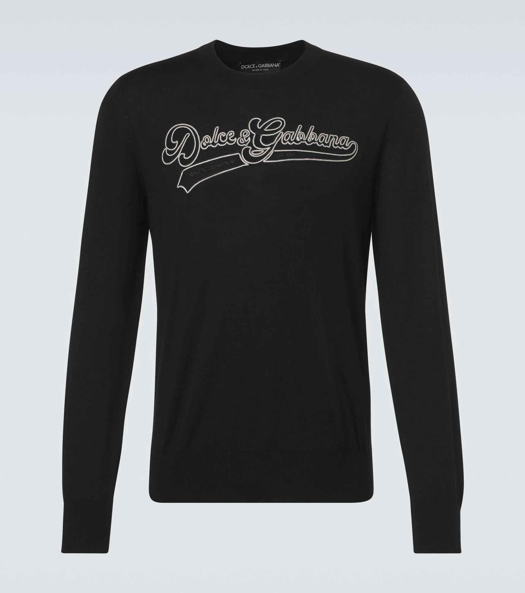 Logo virgin wool sweater - 1