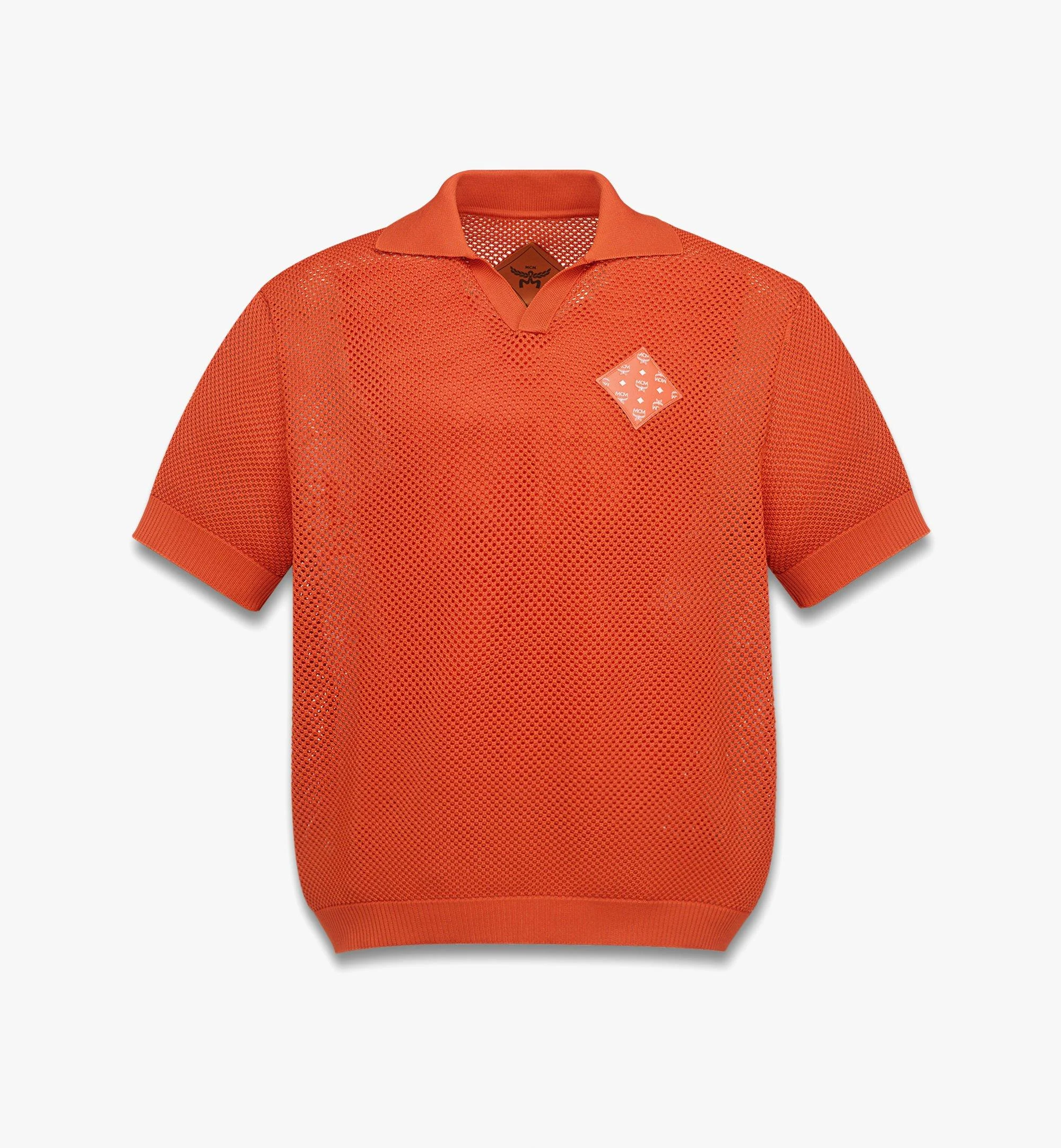 Visetos Patch Mesh Knit Polo - 1