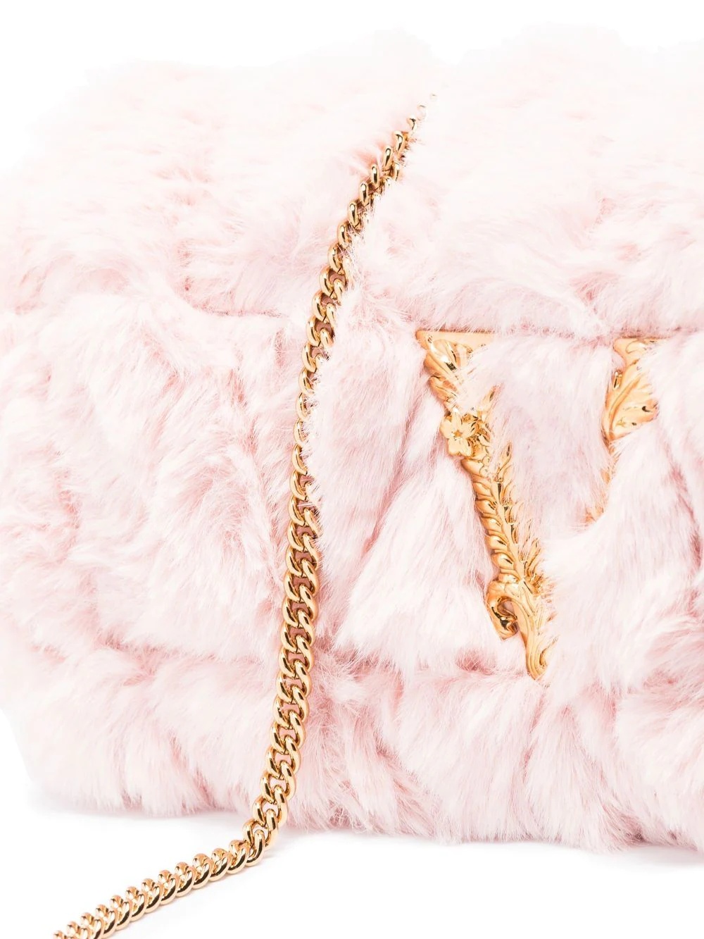 Virtus quilted faux fur crossbody bag - 5