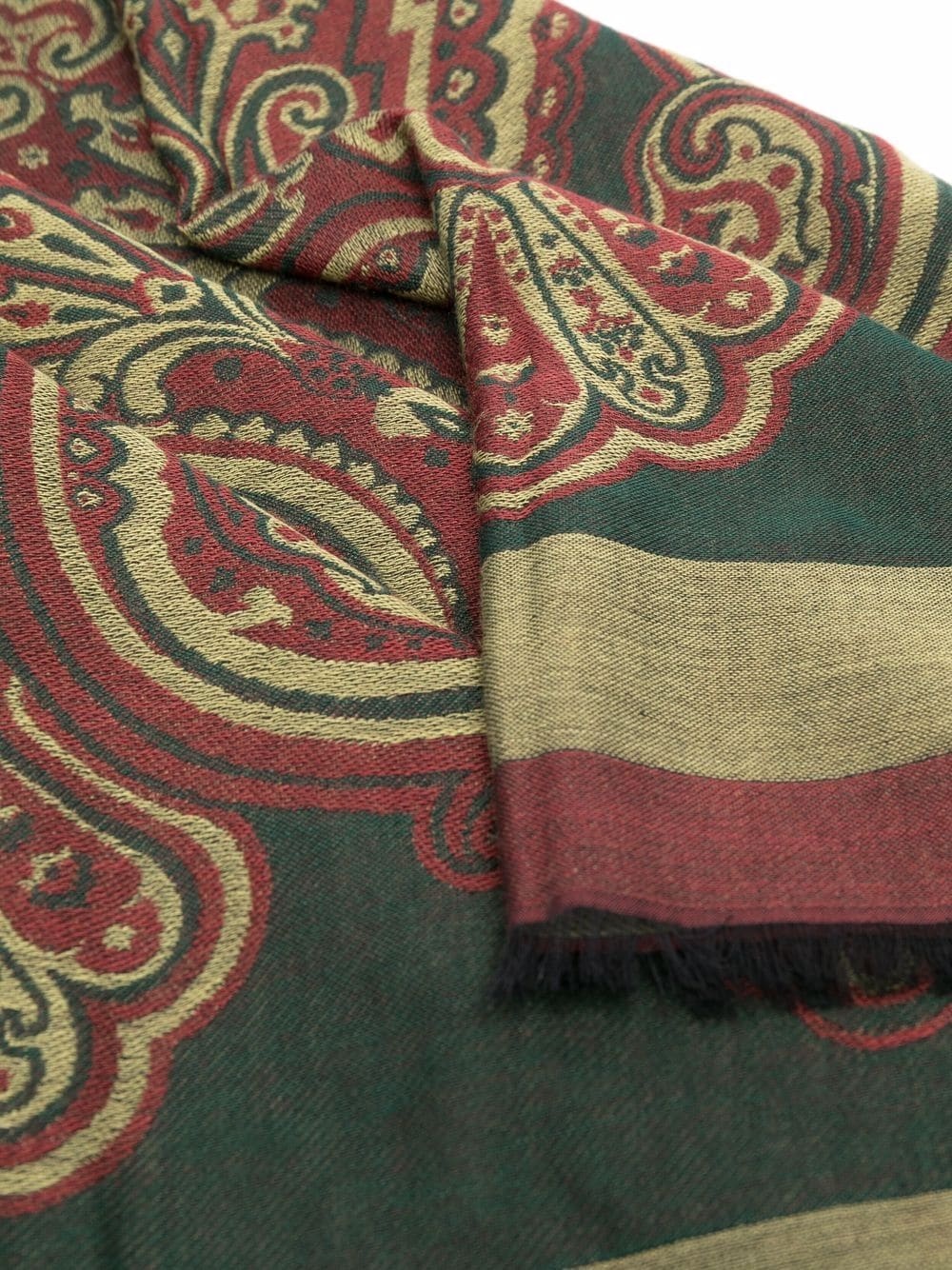 paisley-print scarf - 3