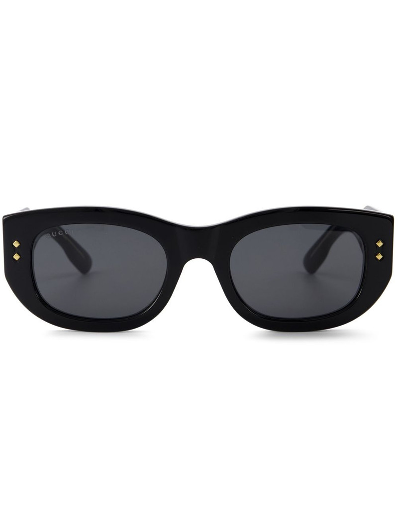 rectangle-frame tinted sunglasses 1
