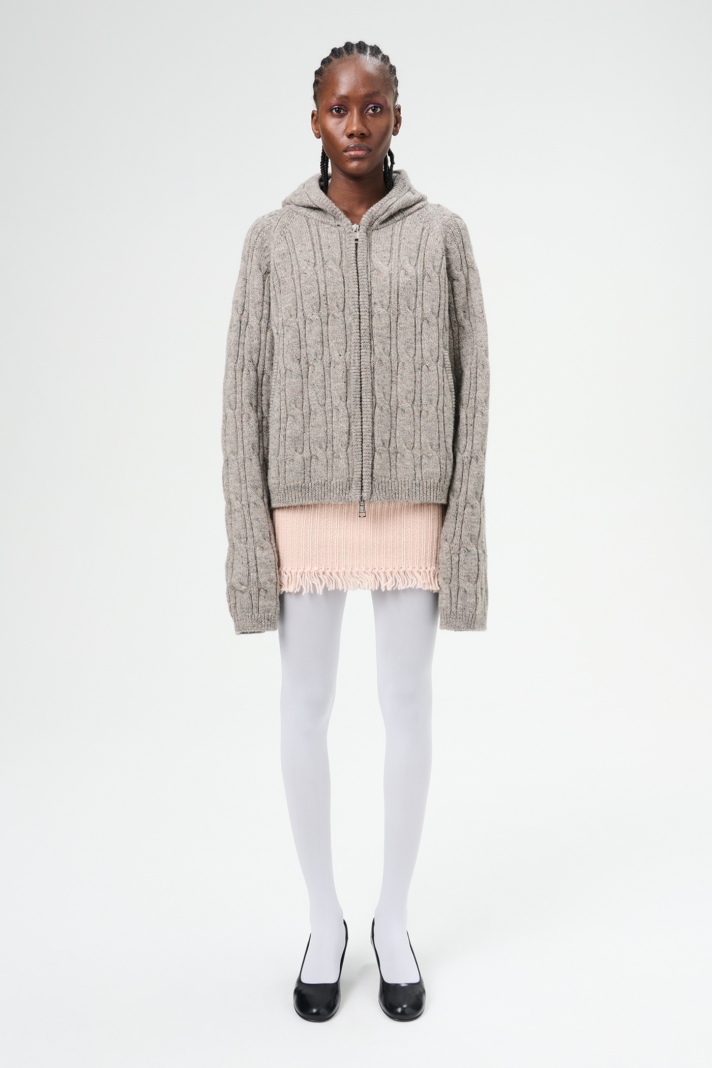 Level Hood Stable Melange Isles Wool - 1