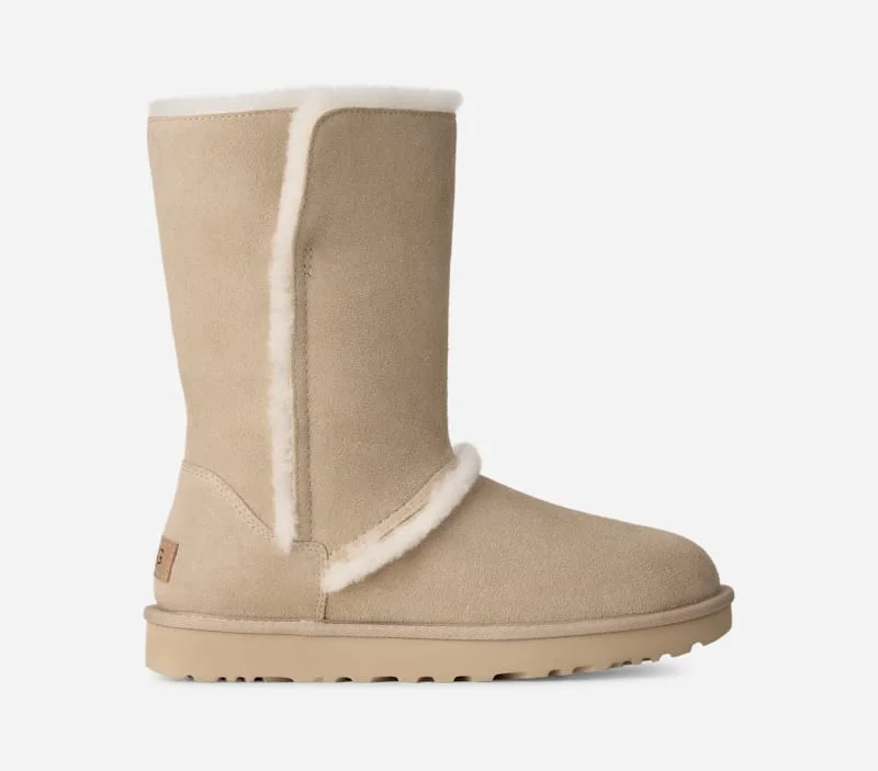 ® Women's Classic Short Spillseam Sheepskin in Moonlight - 1