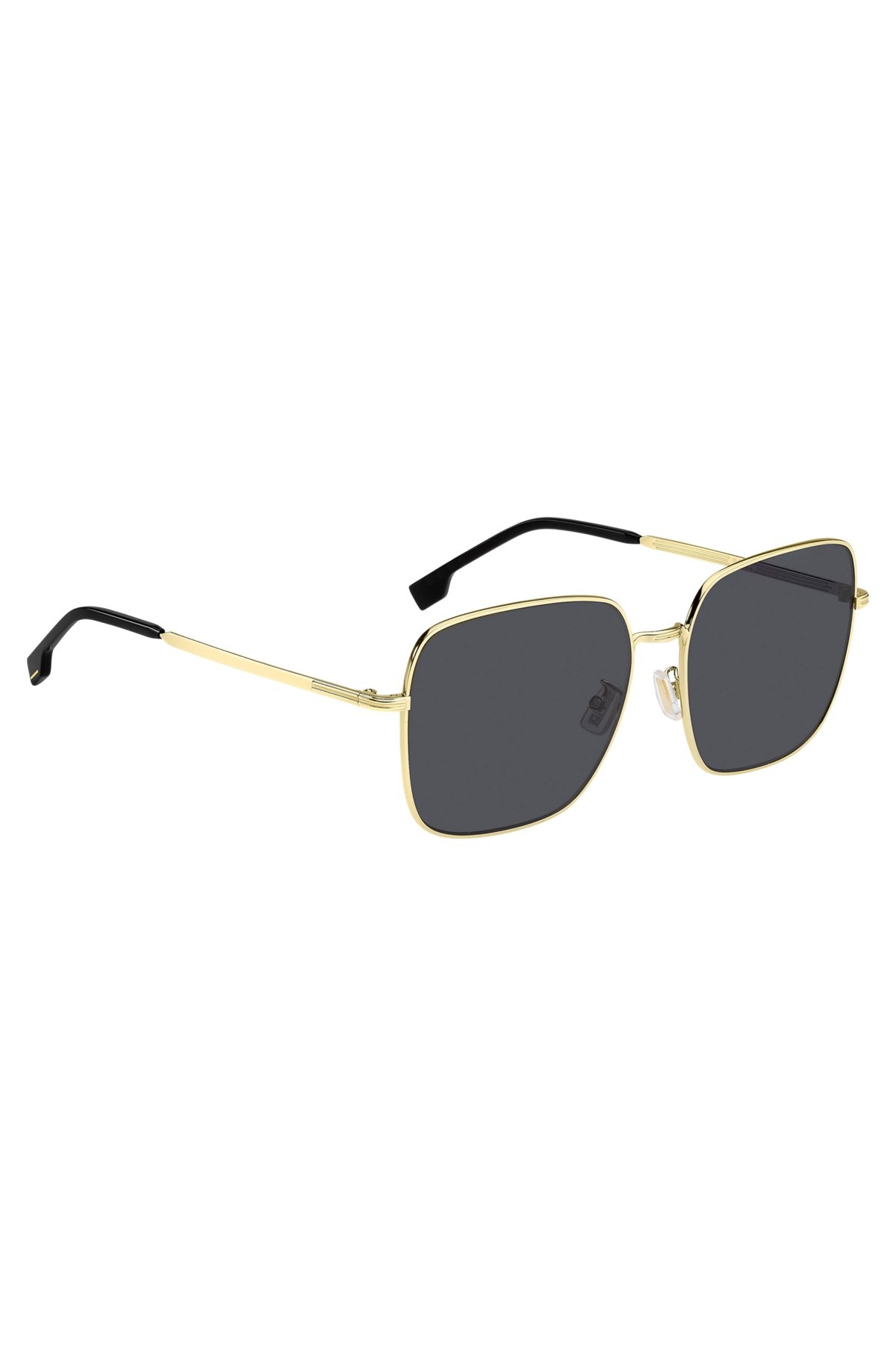 GOLD-TONE SUNGLASSES WITH SIGNATURE HARDWARE - 4