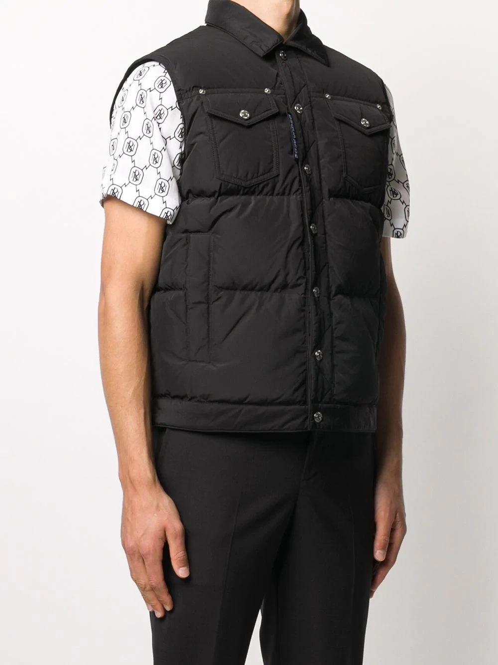 padded down gilet - 3