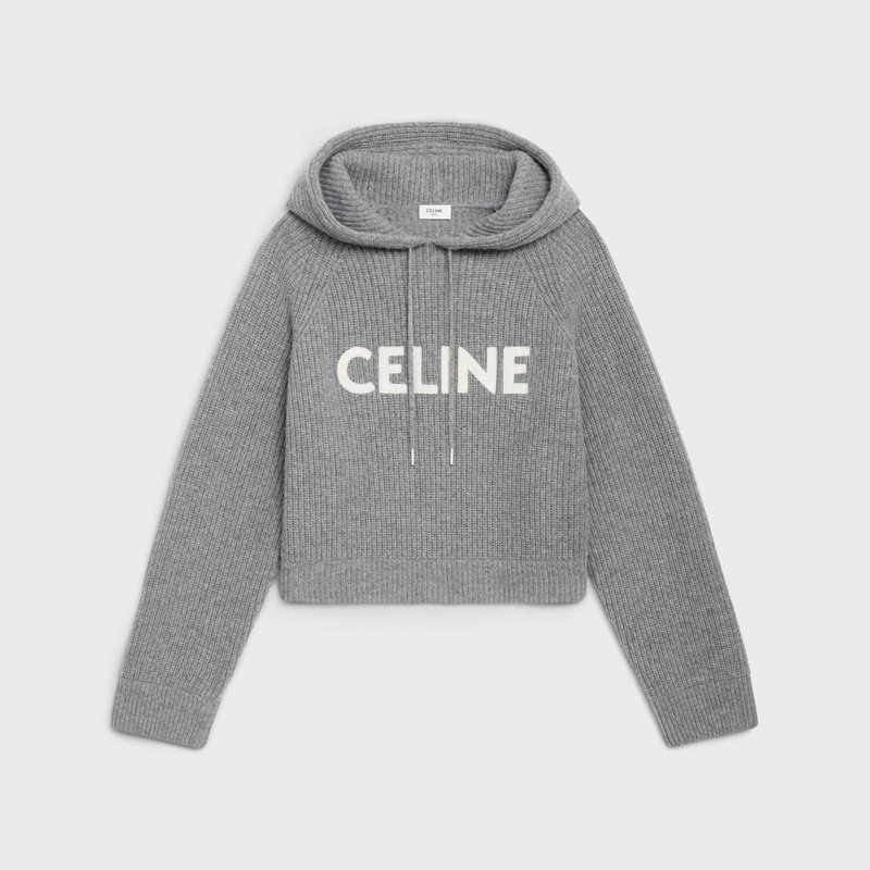 CELINE SWEATER WITH HOOD IN WOOL 1