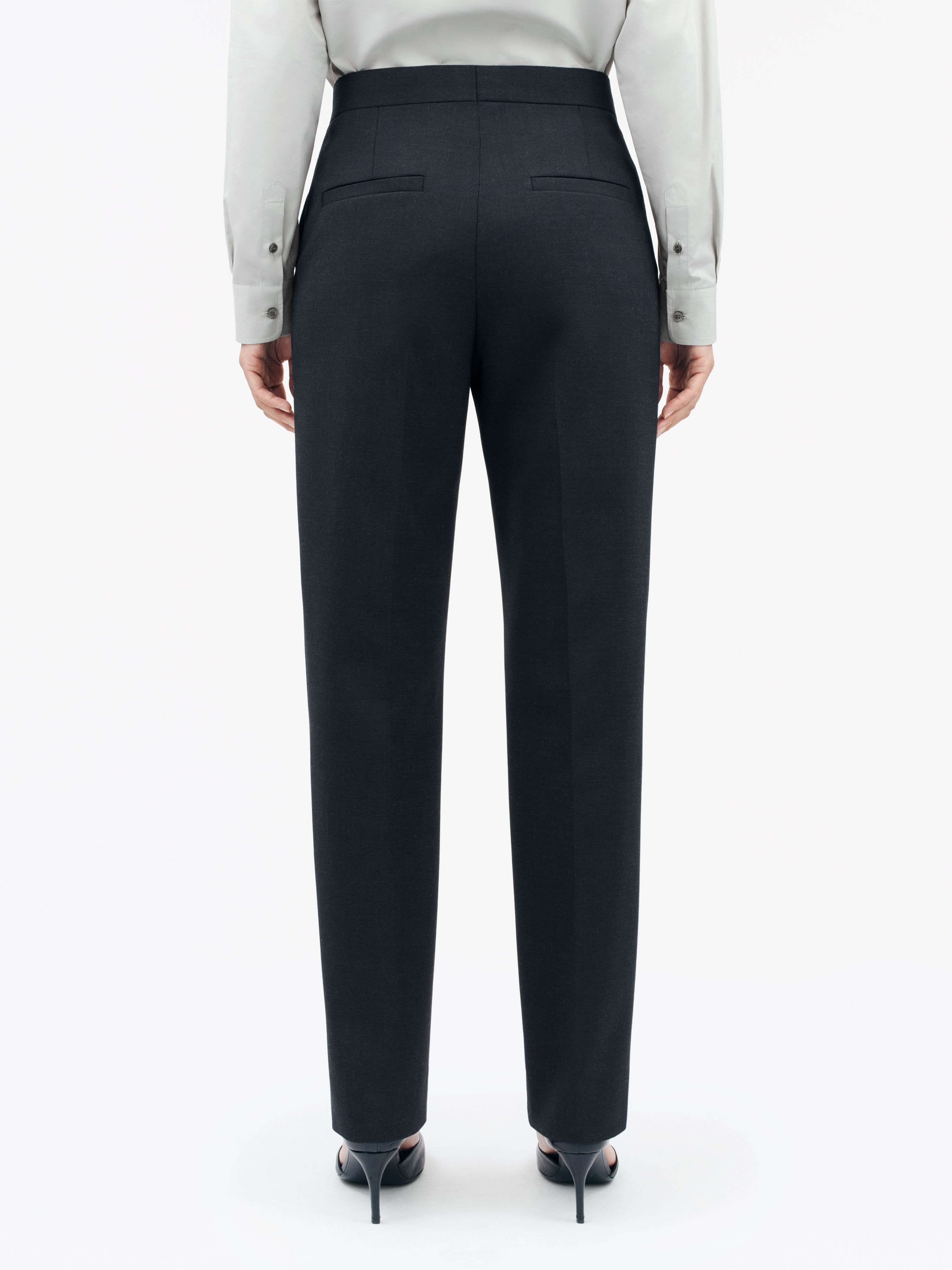 Faye Wool Blend Trousers - 4