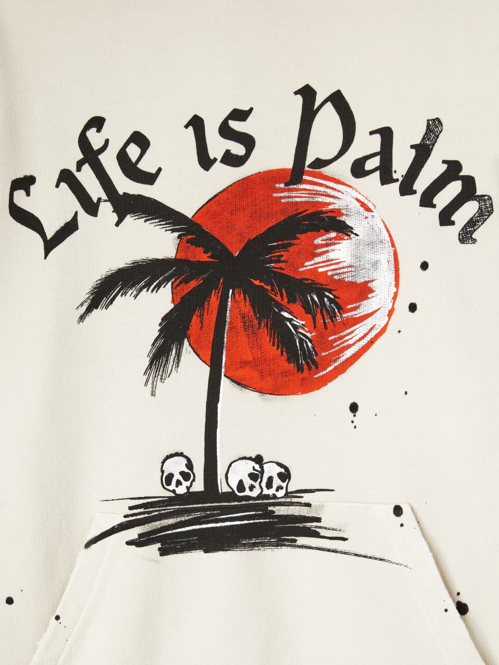 GARMENT DYE SUNSET PALM HOODIE - 8