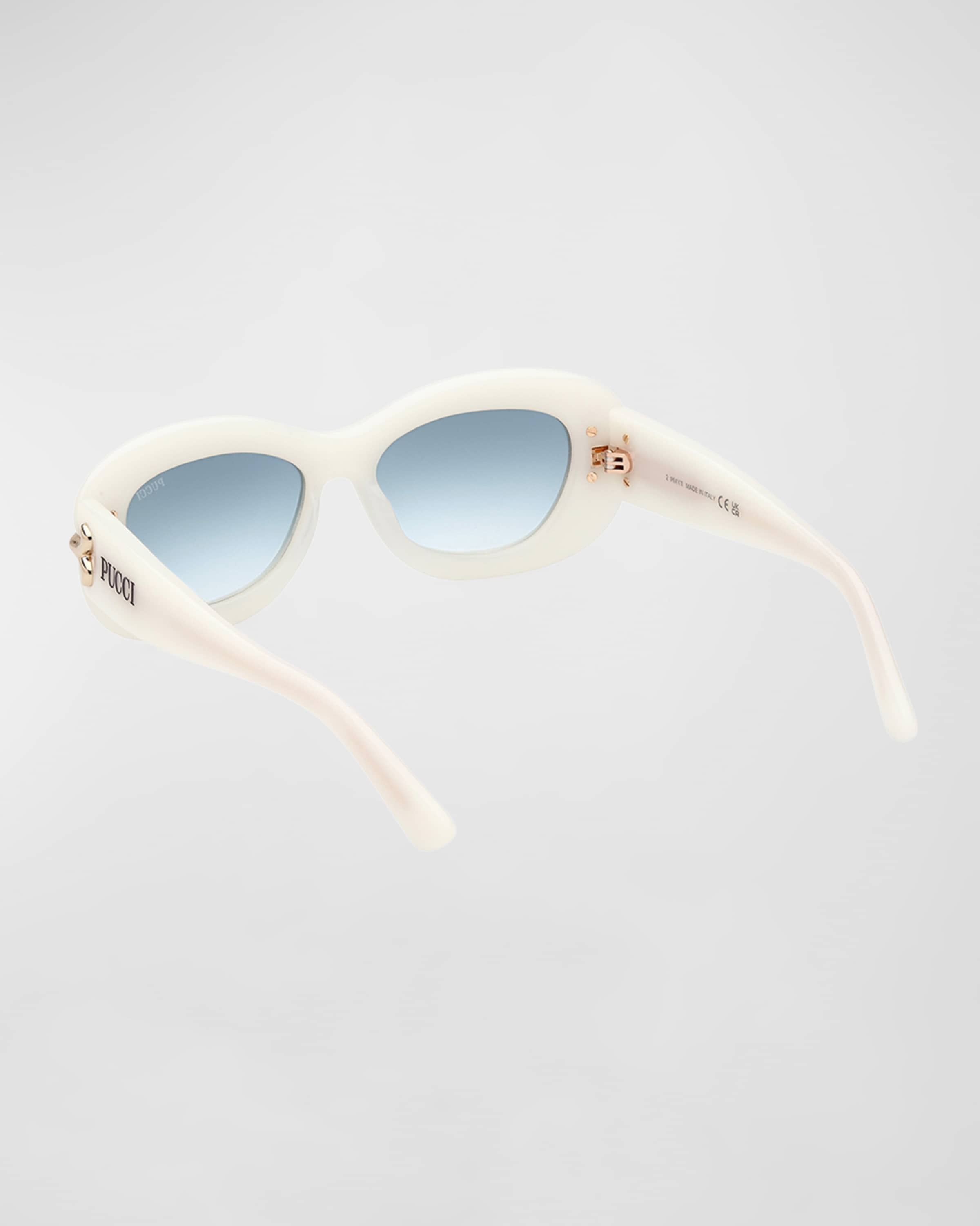 Filigree Acetate Round Sunglasses - 2