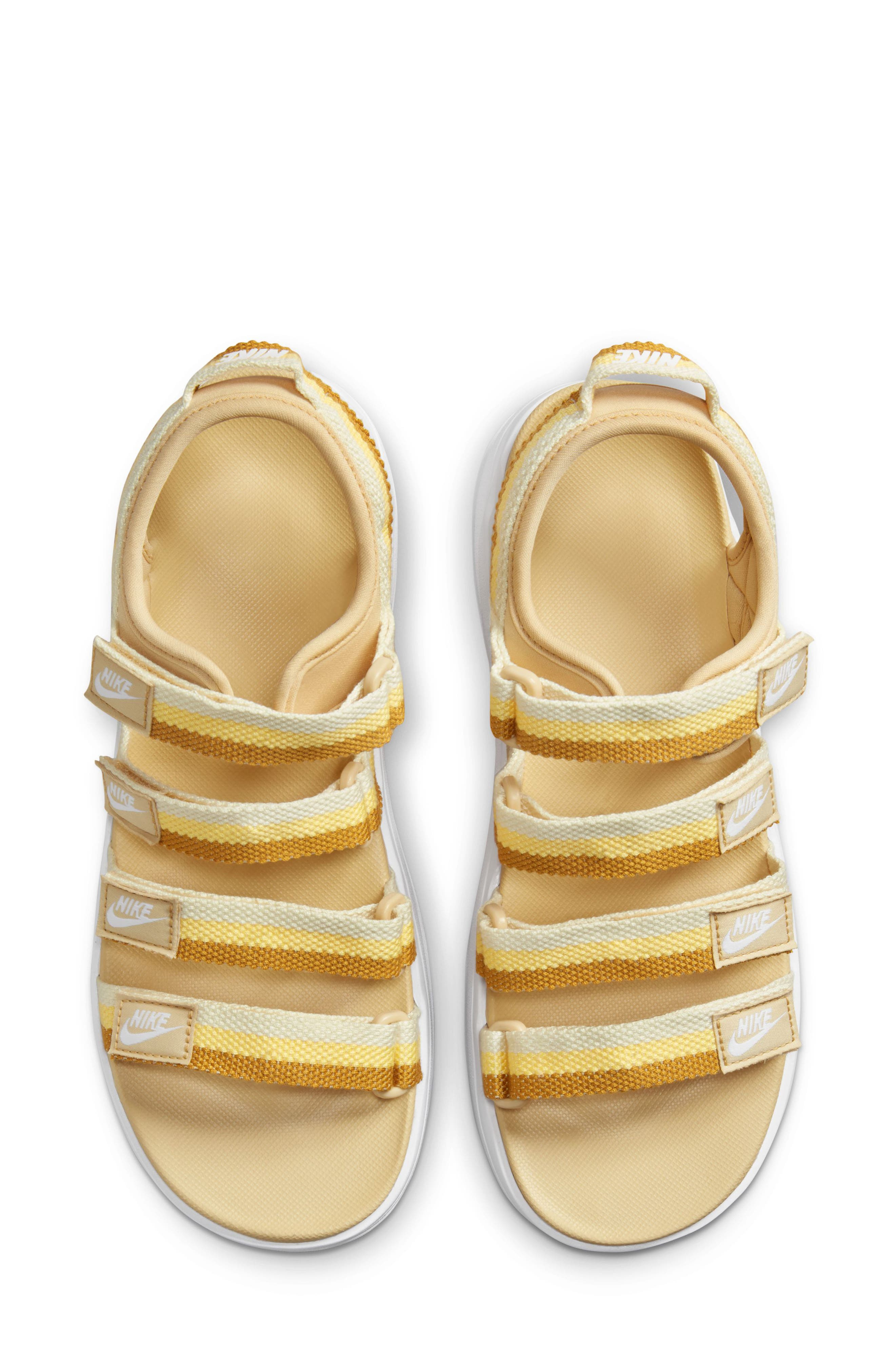 Nike Icon Classic Platform Sandal in Sesame/White/Chutney/Topaz at Nordstrom - 3
