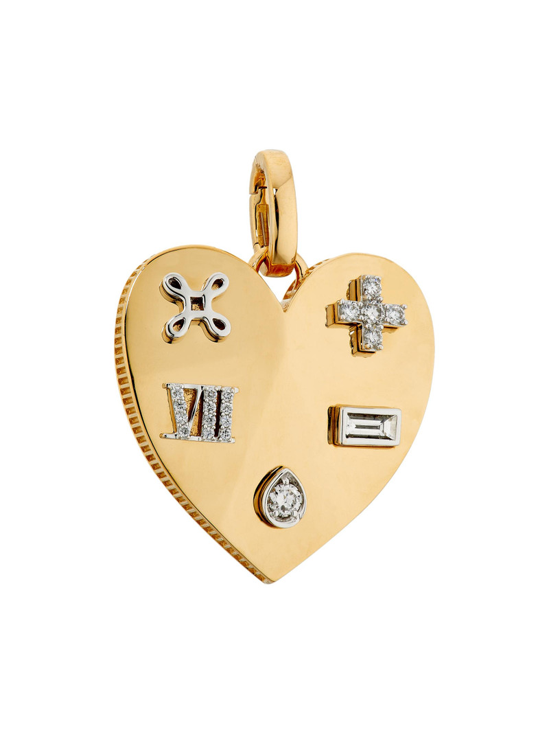 Women's Facets Of Love 18K Yellow Gold & 0.25 TCW Diamond Pendant - Yellow Gold 1