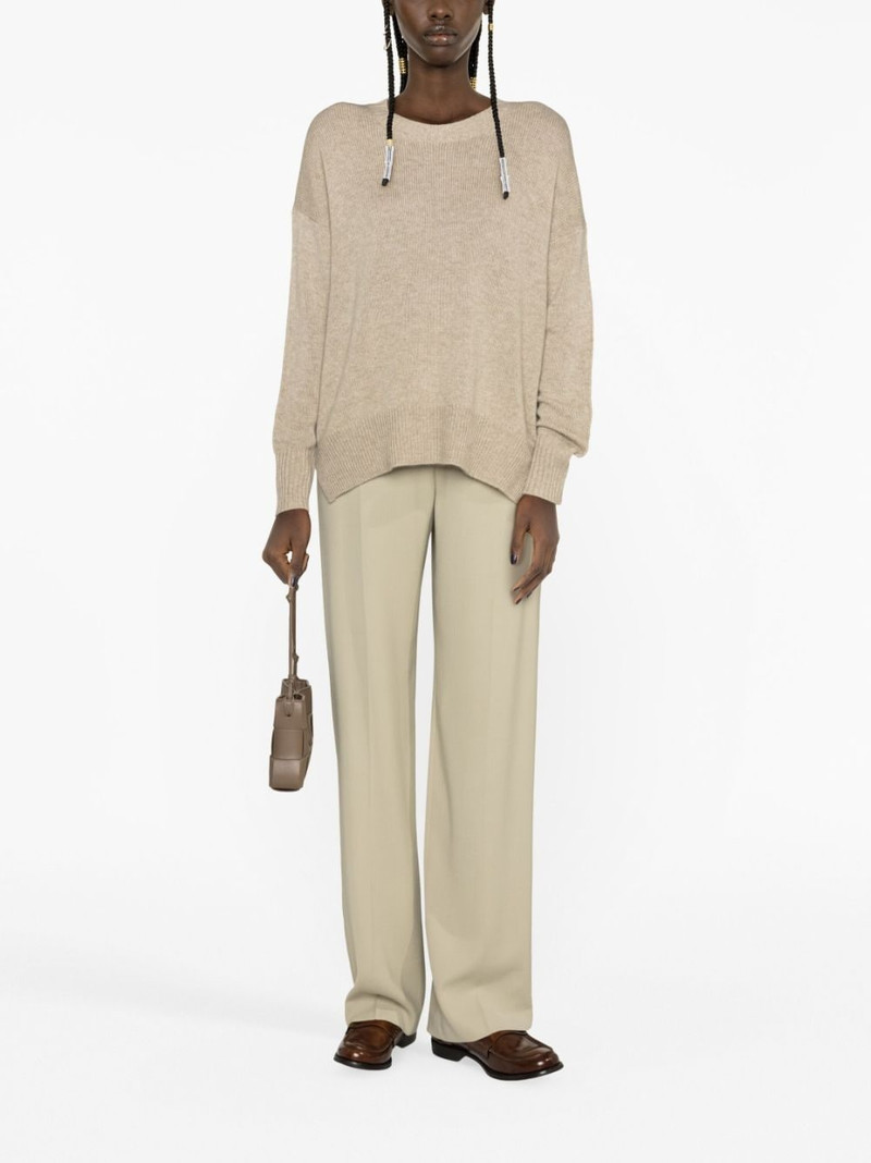 Allude drop-shoulder cashmere jumper outlook
