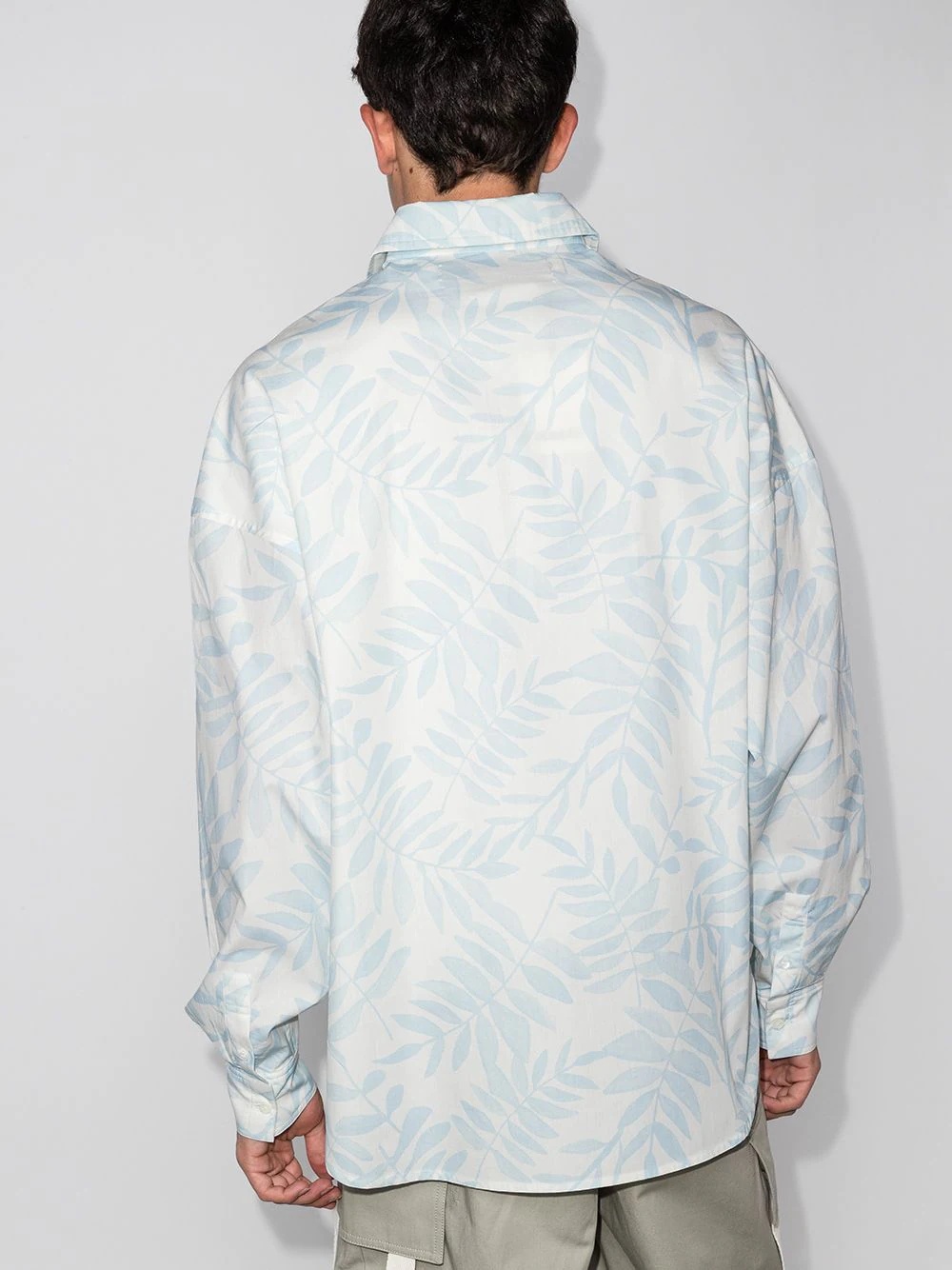 Le Jean leaf-print shirt - 3