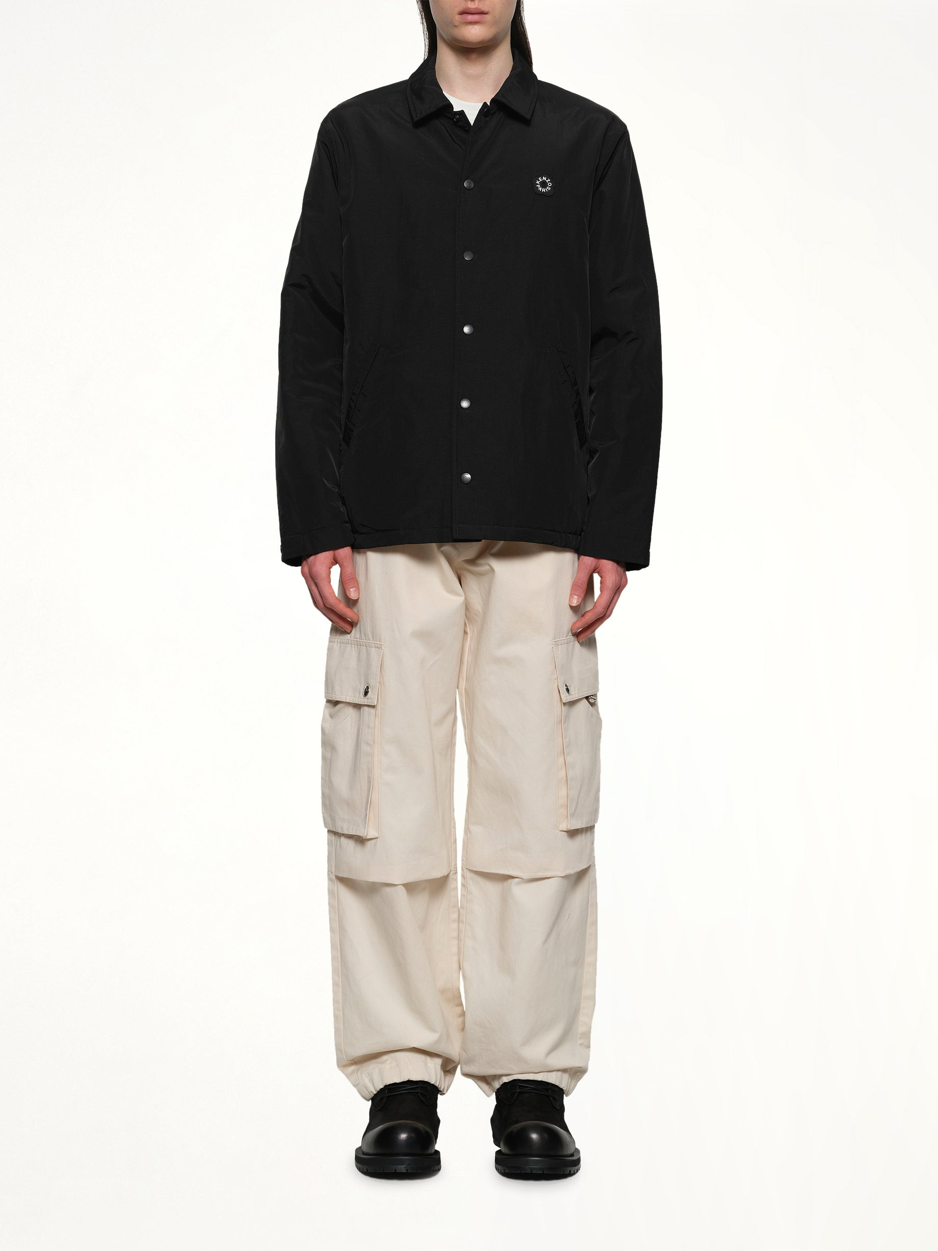 Boke Flower 2.0 Reversible Heavy Coach Jacket in Black - 7