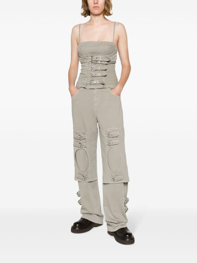 Blumarine buckle-detail boyfriend jeans outlook