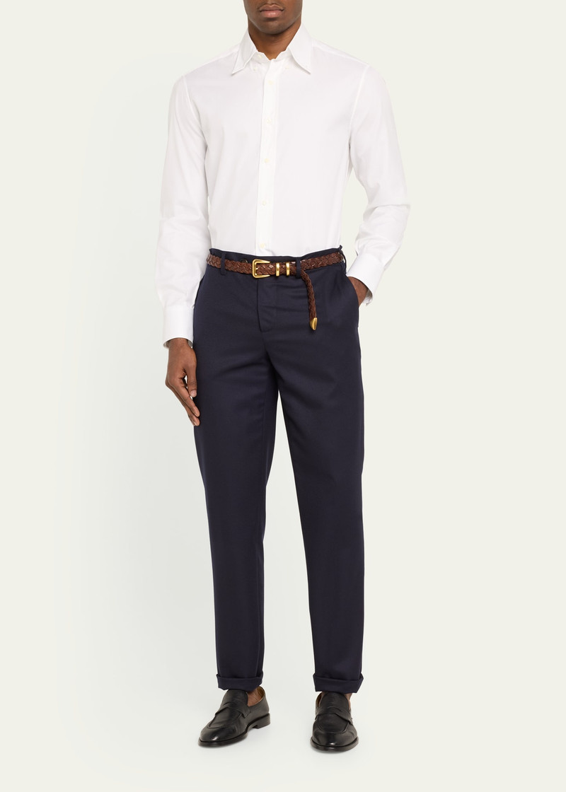 Brunello Cucinelli Men's Sea Island Cotton Sport Shirt outlook