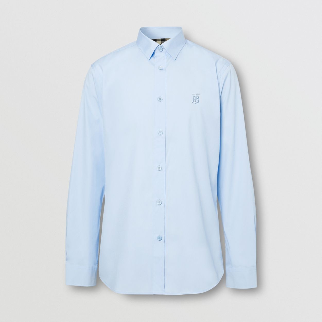 Classic Fit Monogram Motif Cotton Oxford Shirt - 1