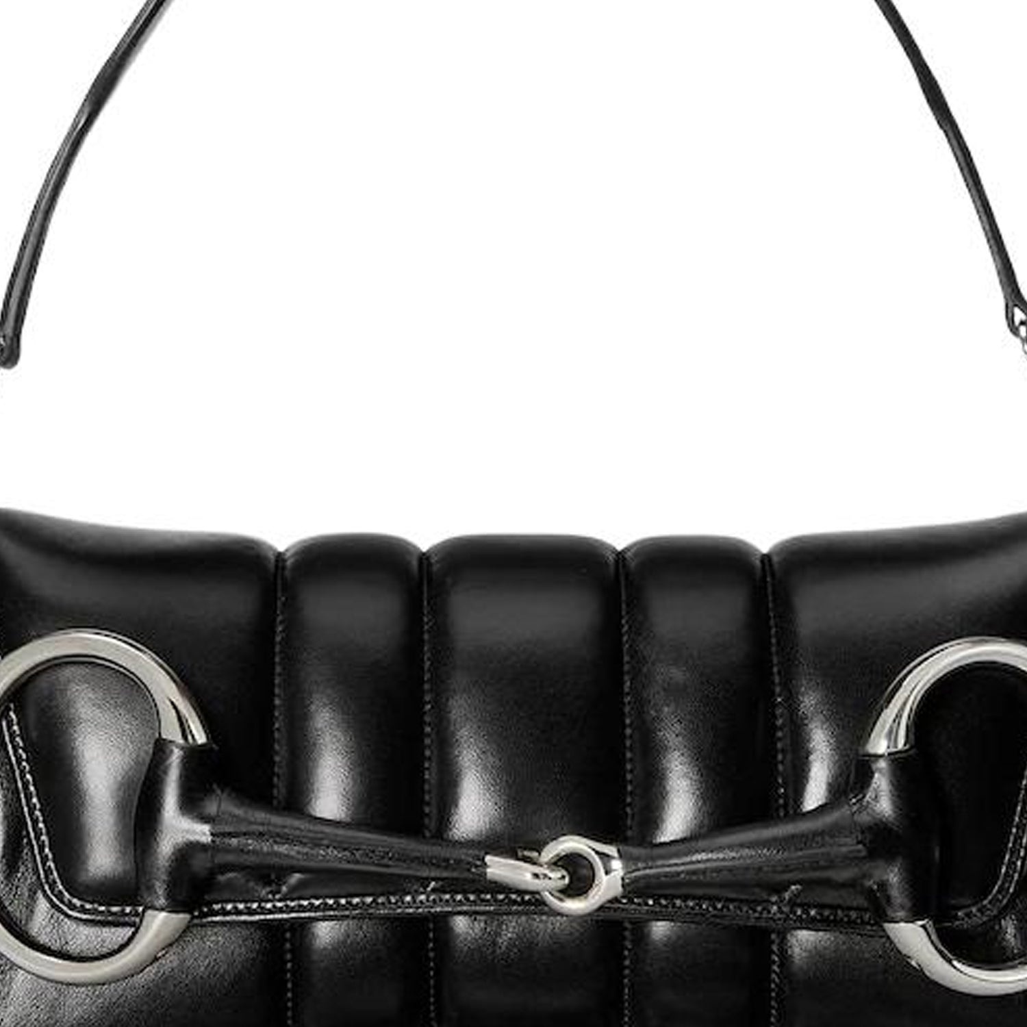(WMNS) Gucci Horsebit Chain Small Shoulder Bag 'Black' 764339-AACU1-1000 - 8