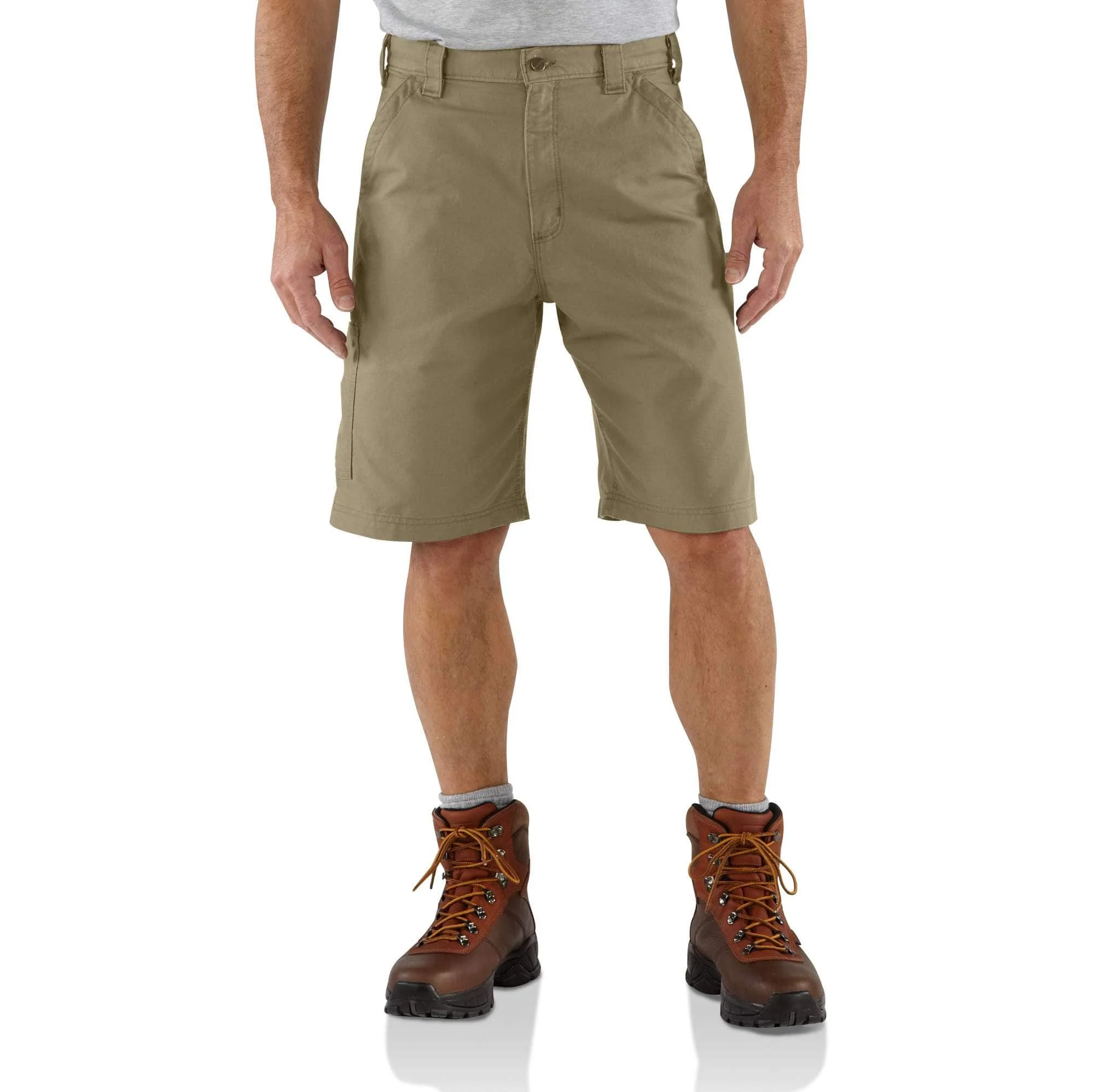 Loose Fit Canvas Utility Work Short - 1