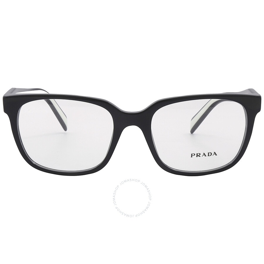 Prada Demo Rectangular Ladies Eyeglasses PR 17ZV 1AB1O1 52 - 1