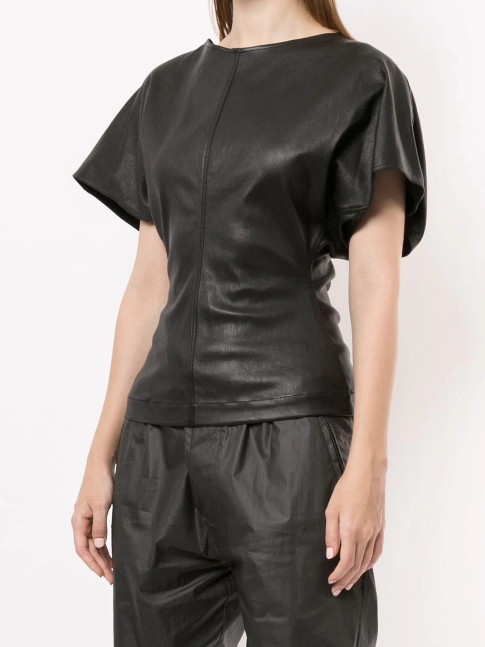 Naska leather-look top - 3