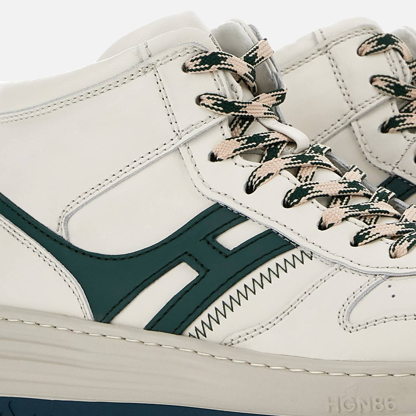 Sneakers High Top Hogan H630 Ivory Blue - 6