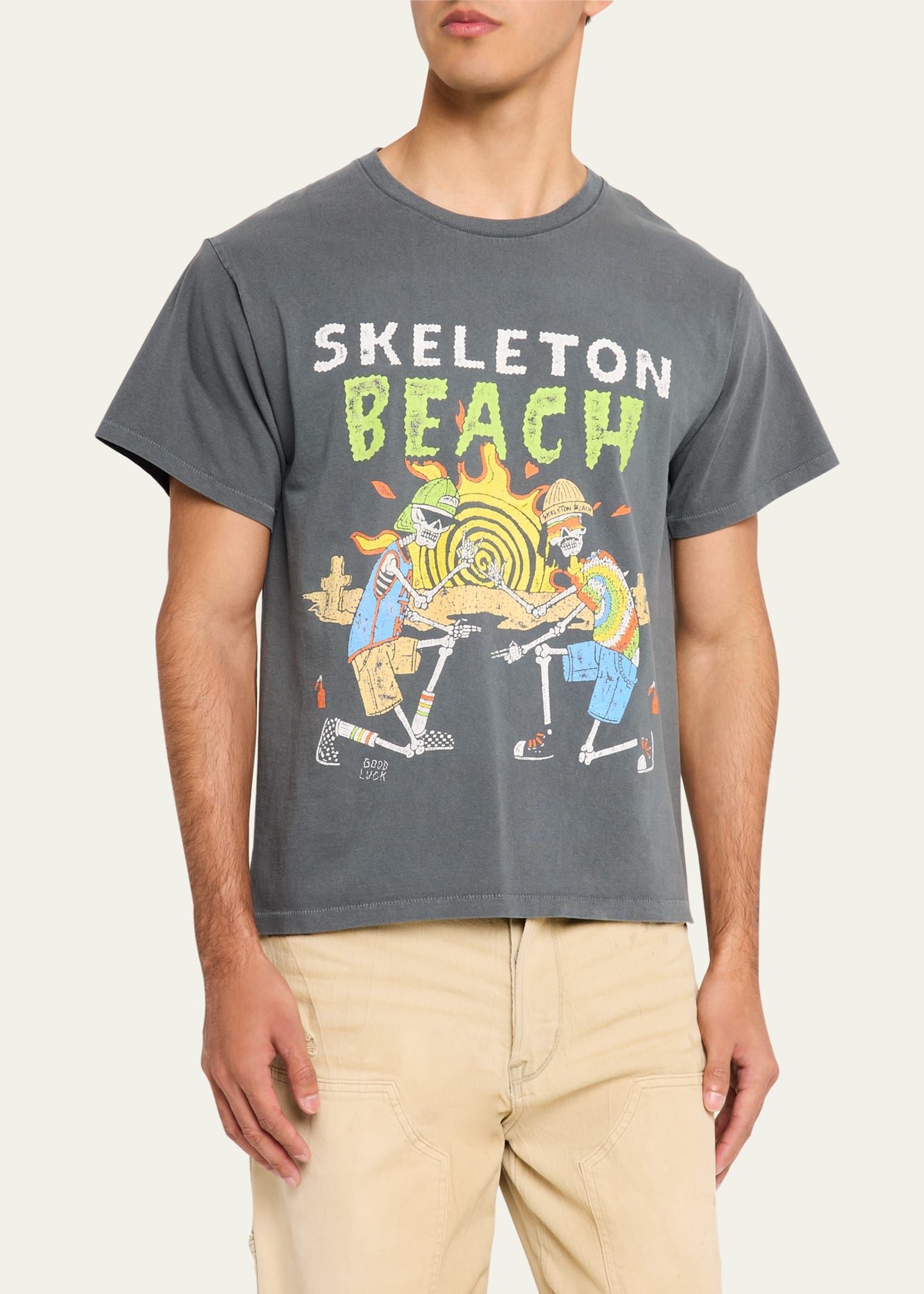 Men's Skeleton Beach Jersey T-Shirt - 4