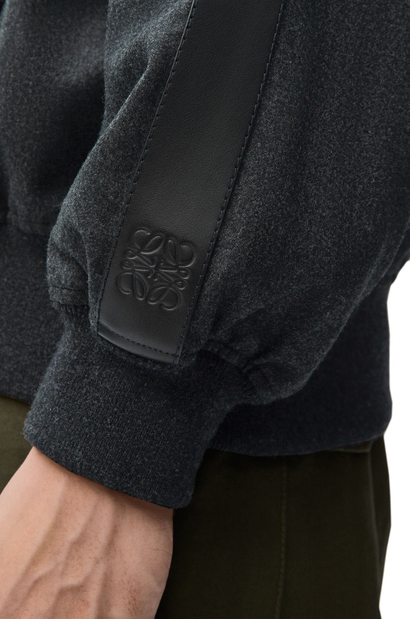 Tracksuit jacket in wool and cashmere 5