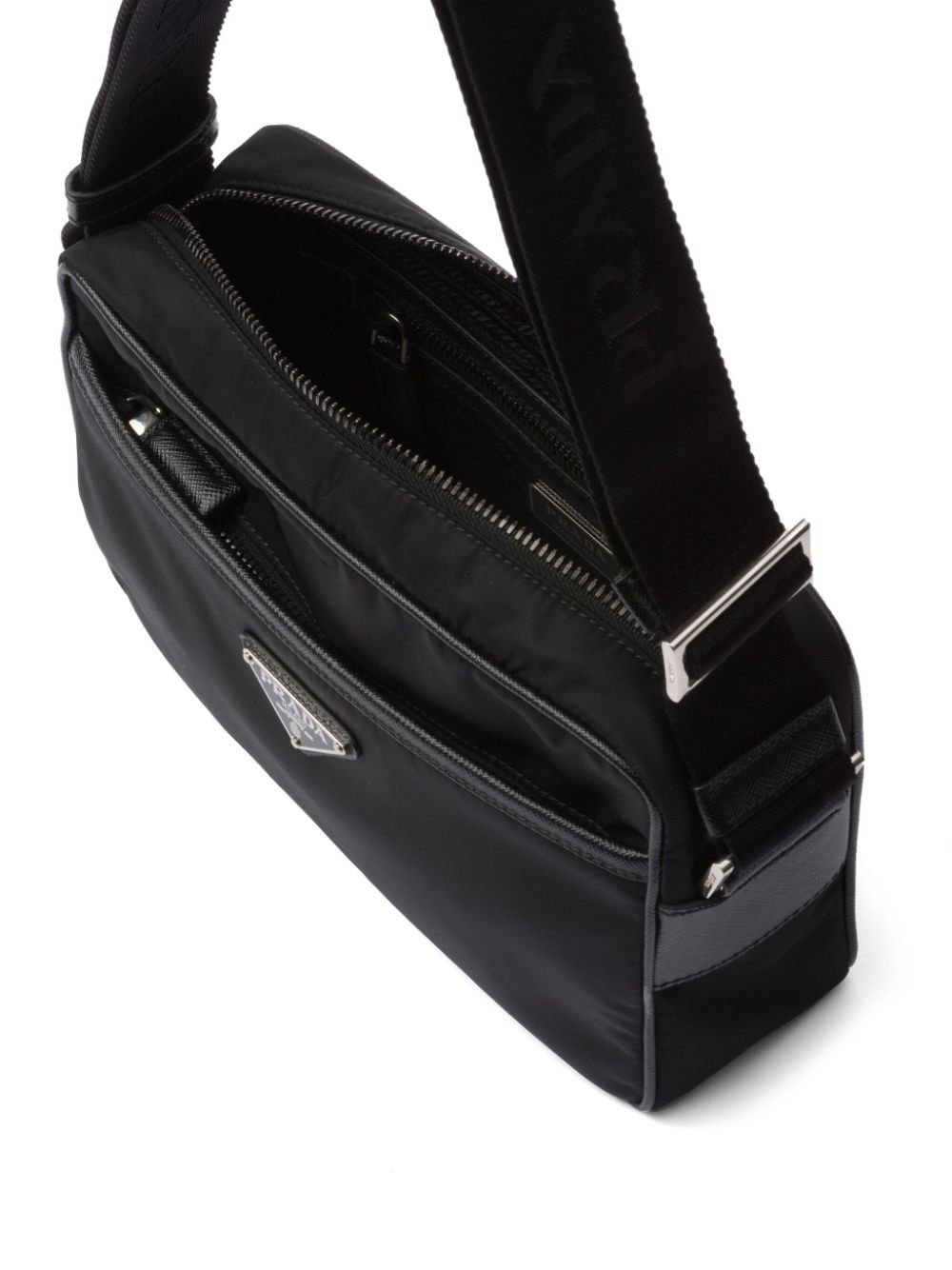 logo-plaque messenger bag - 5
