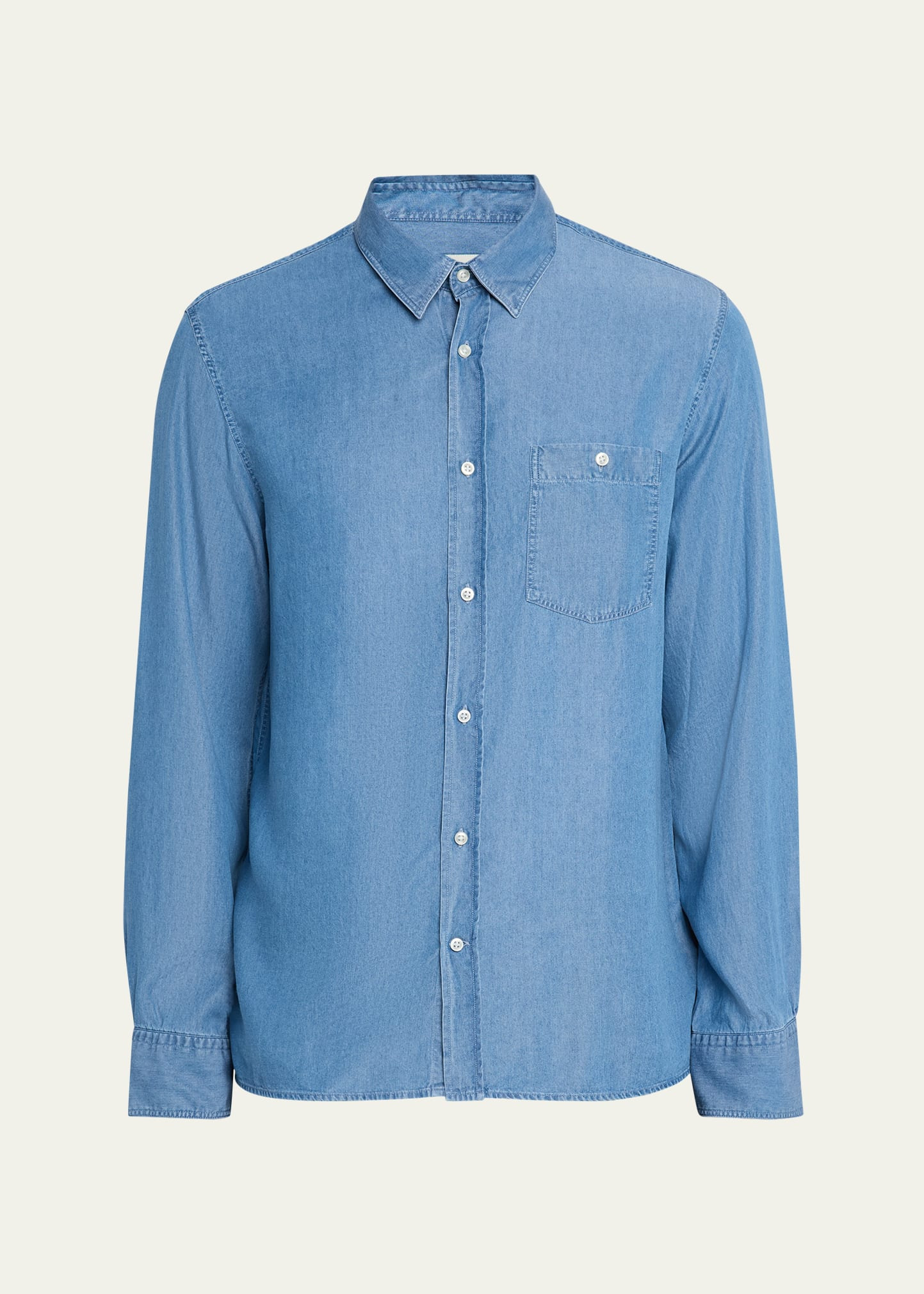 Men's Alex Lyocell Pocket Button-Down Shirt - 1