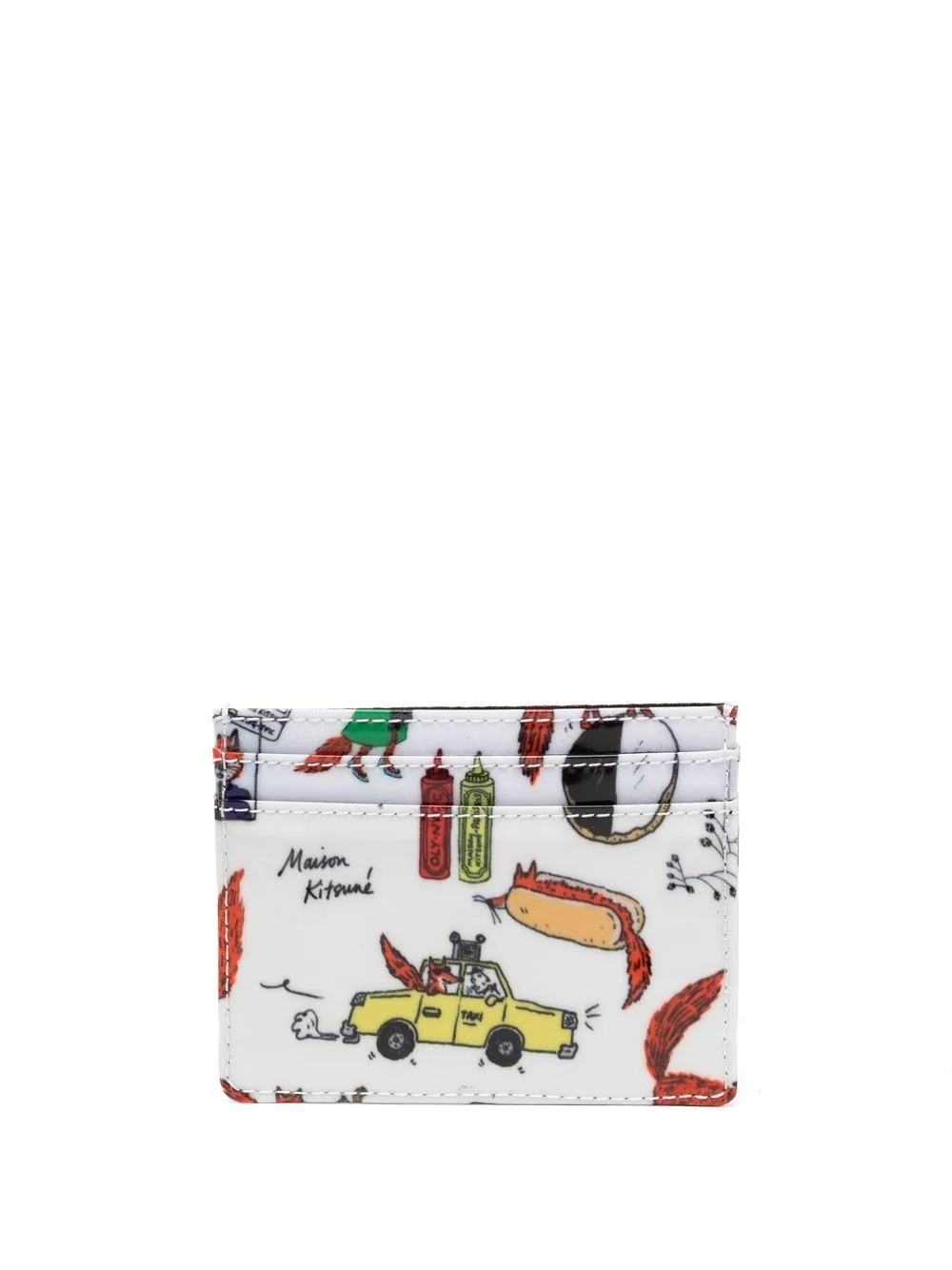 Oly cartoon-print cardholder - 1