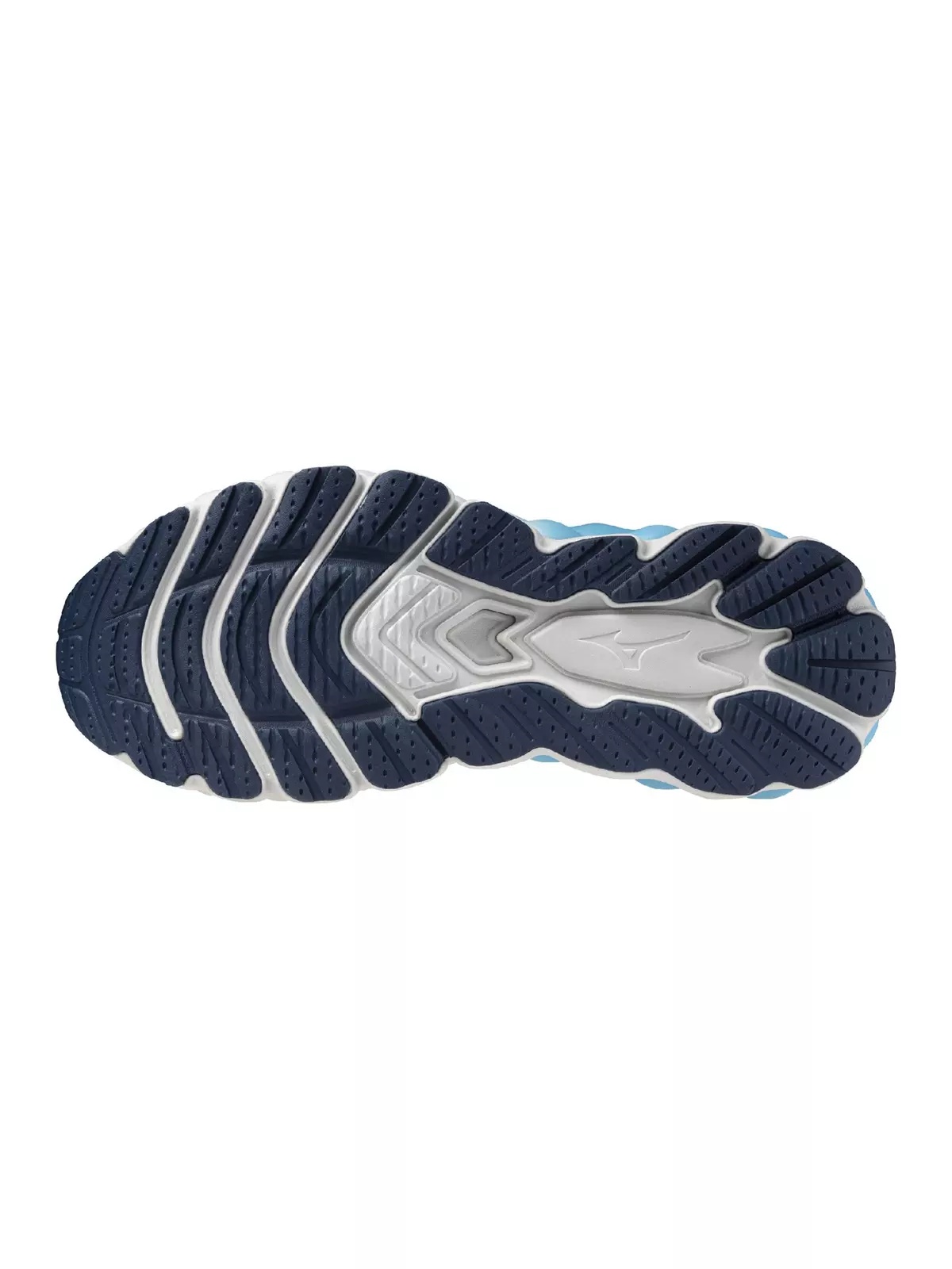 Wave Sky 8 "Blue Wing Teal/Silver" Men's Running Shoe - 7
