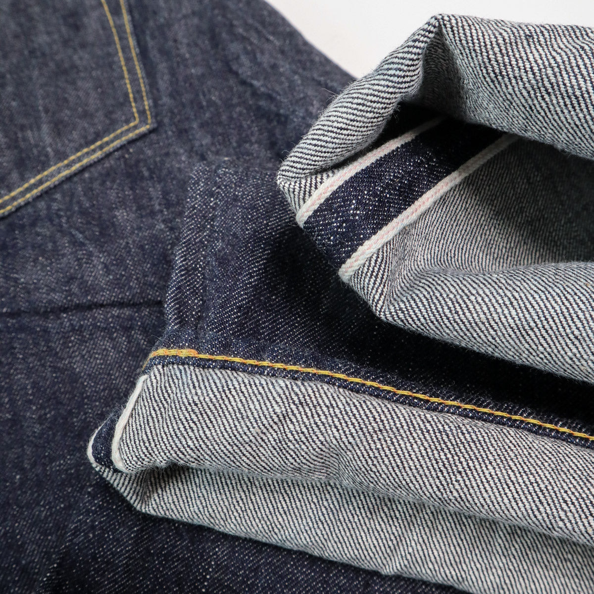 1101W Straight Selvedge Denim 13.7oz One Wash Indigo - 3