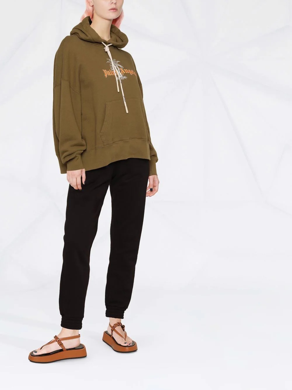 logo-print hoodie - 4
