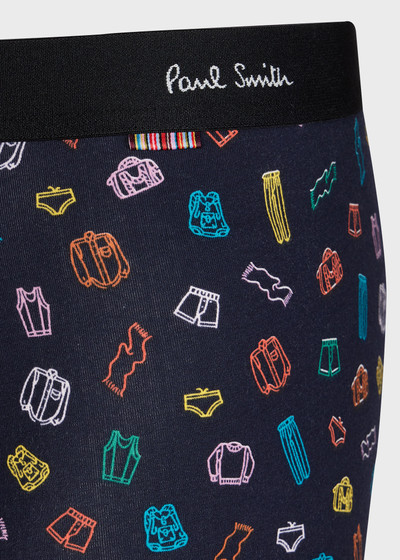 Paul Smith Navy 'Clothing Items' Boxer Briefs outlook
