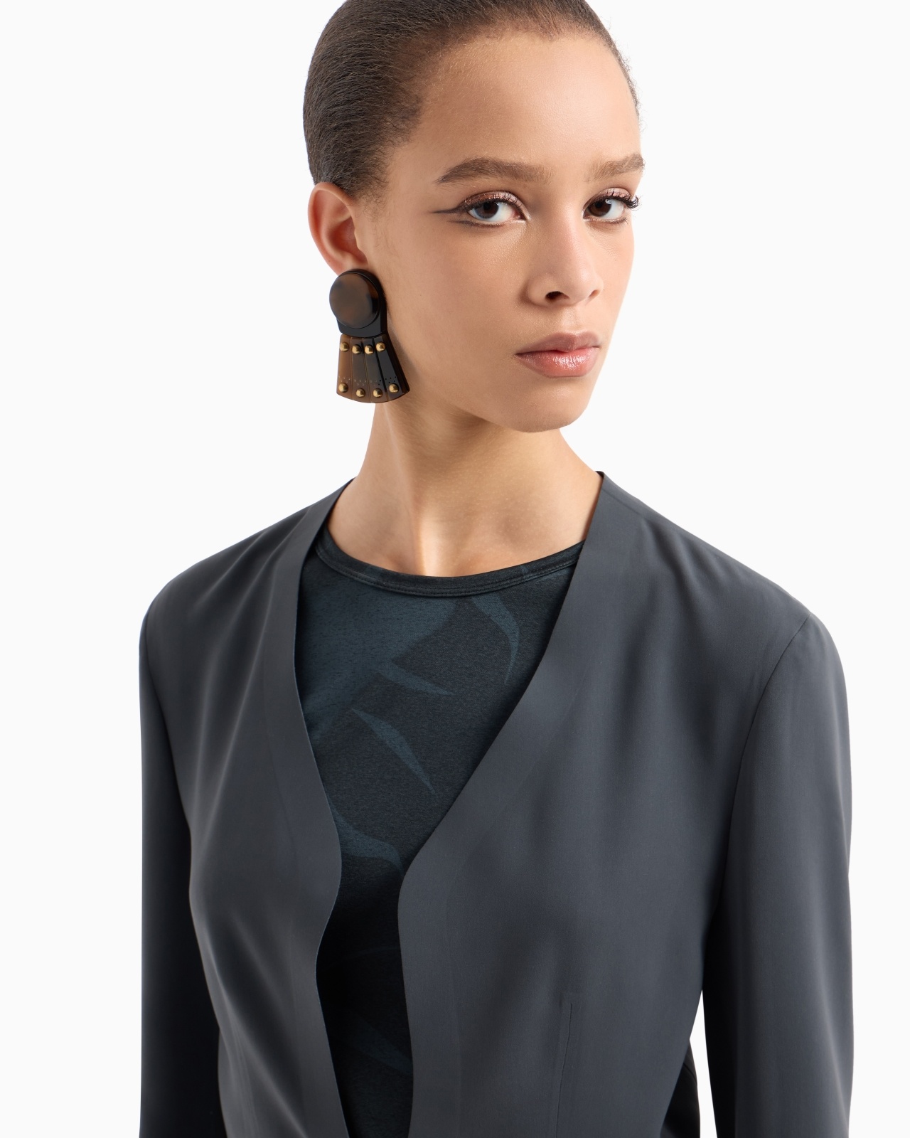 LONG JACKET IN TECHNICAL CADY - 5