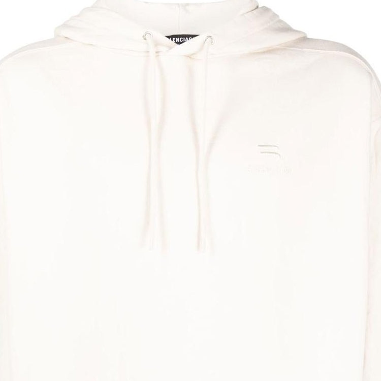 Balenciaga Sporty Oversized Drawstring Hoodie 'White' 600583TLVA19080 - 5