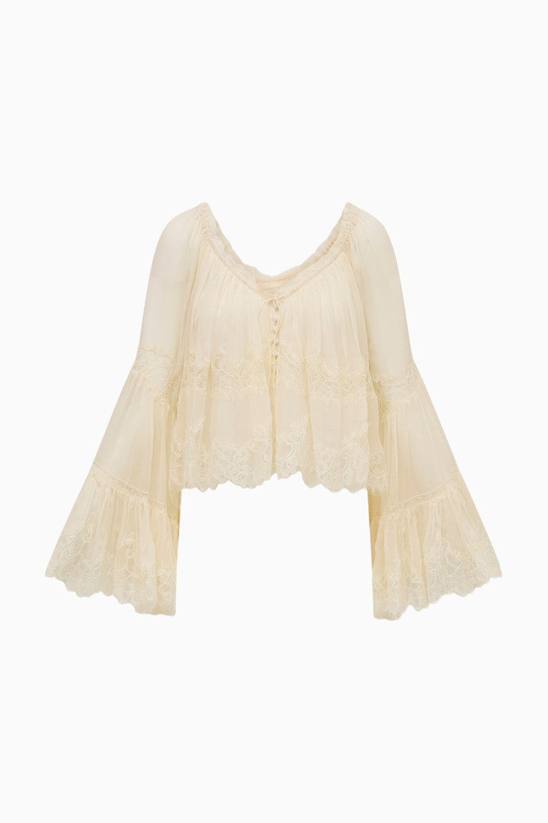 Darline Chiffon Lace Blouse 1
