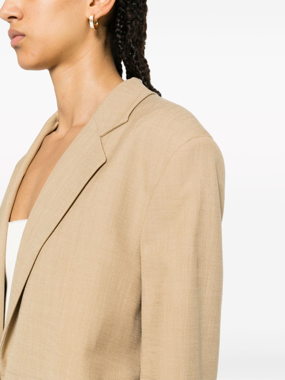 Mercedes single-breasted blazer - 5