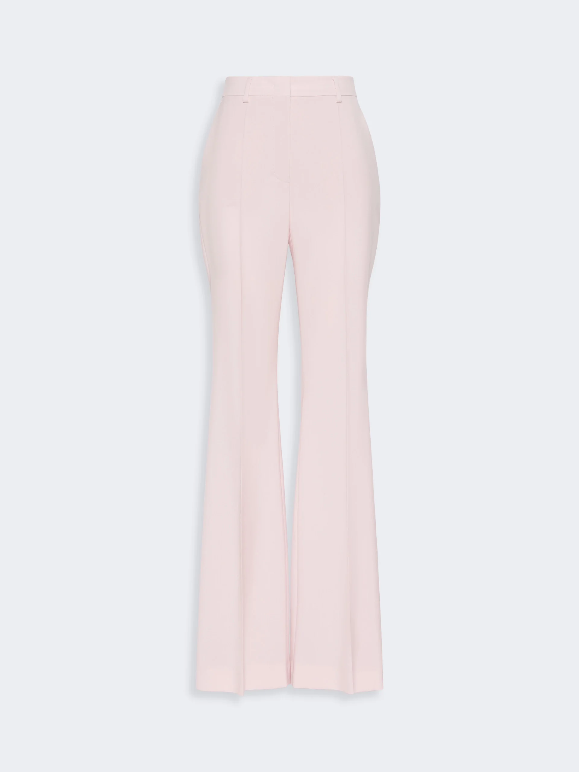 HANGAR Natural stretch pure wool flared trousers - ANTIQUE ROSE - 1