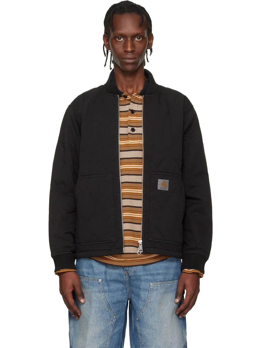 Black Kylan Liner Jacket - 1
