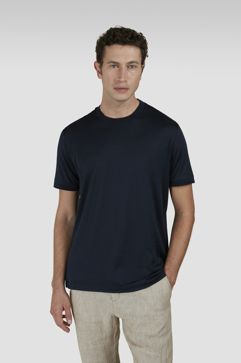COTTON 및 실크 T-SHIRT 6