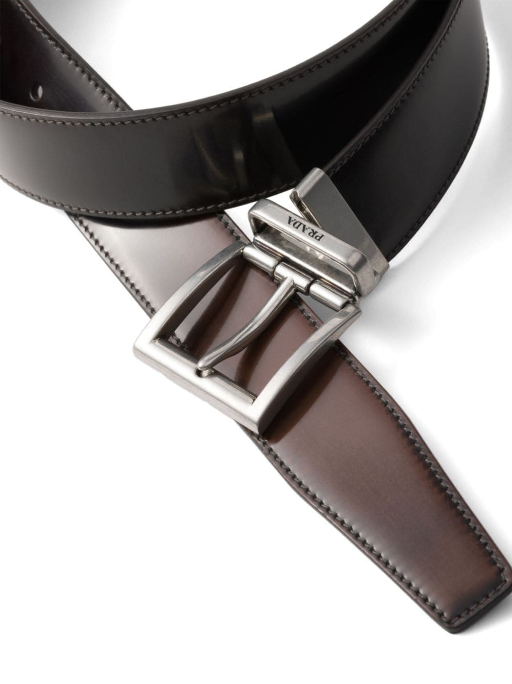brushed-leather belt - 2