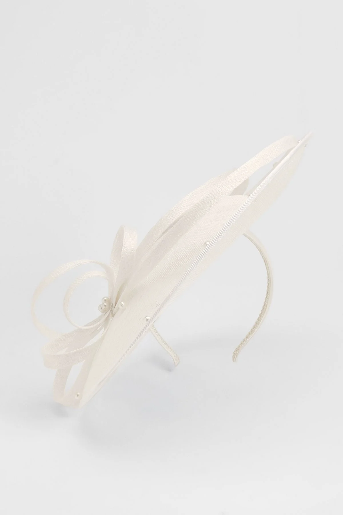 Twist Detail Pearl Fascinator - 1