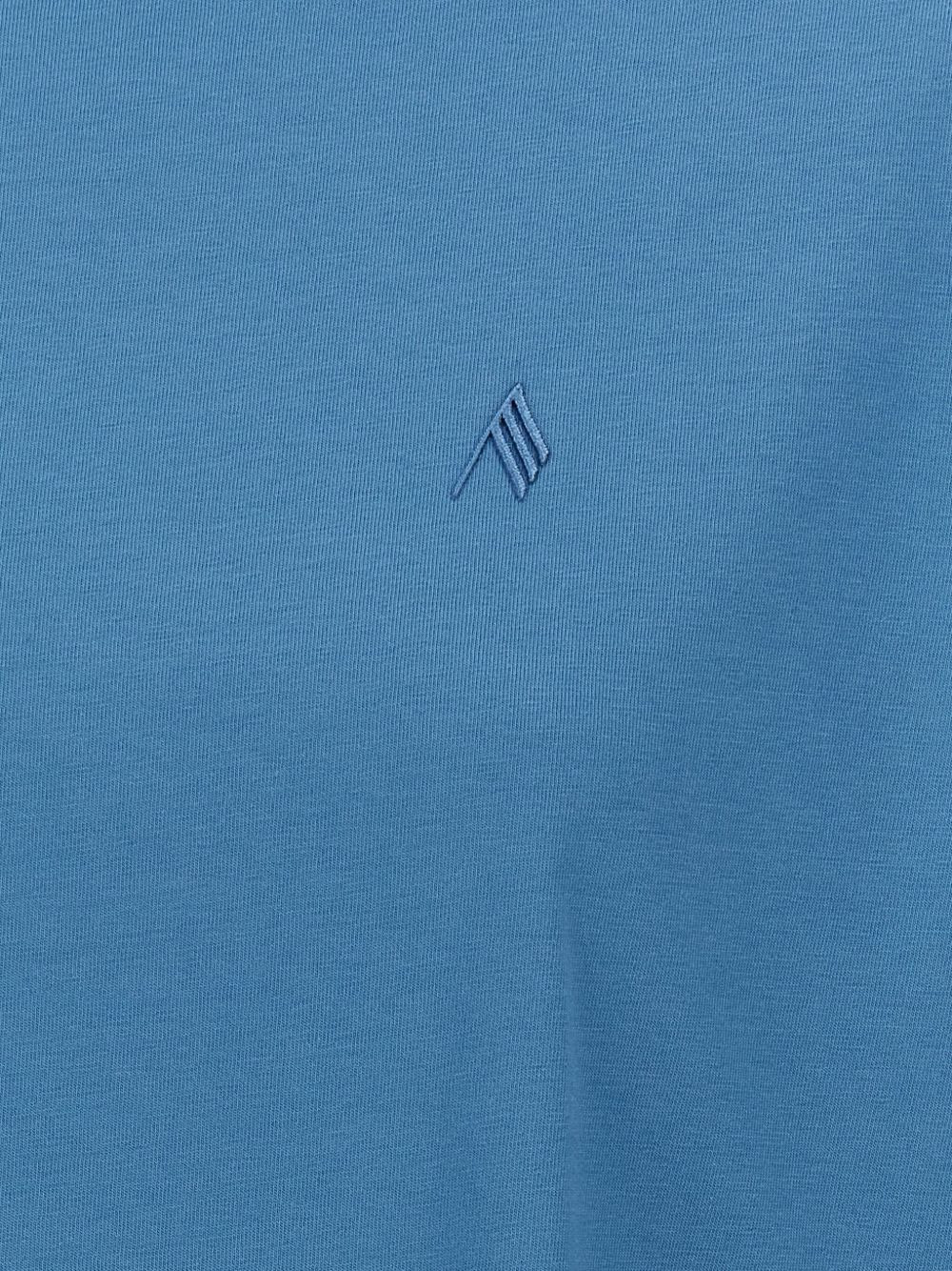 embroidered crew-neck T-shirt - 3