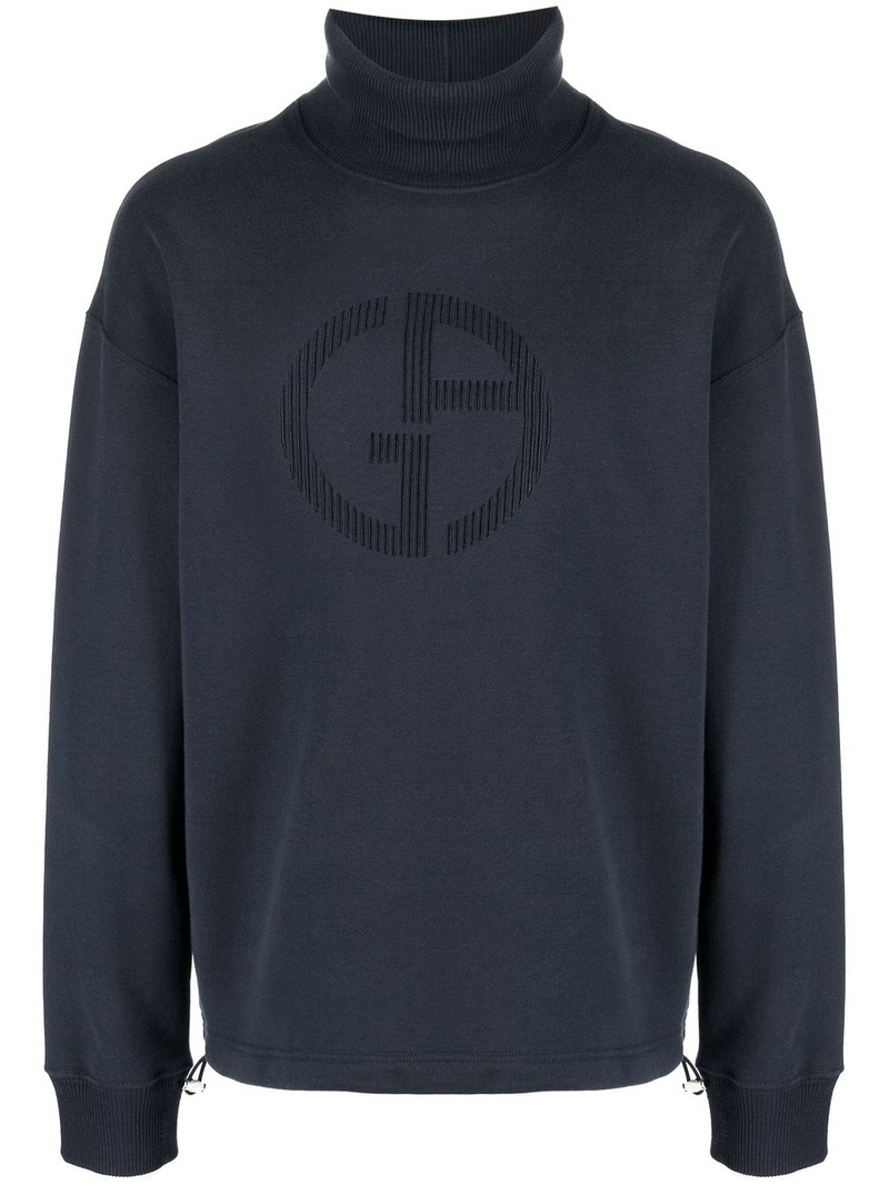 virgin wool roll neck jumper 1