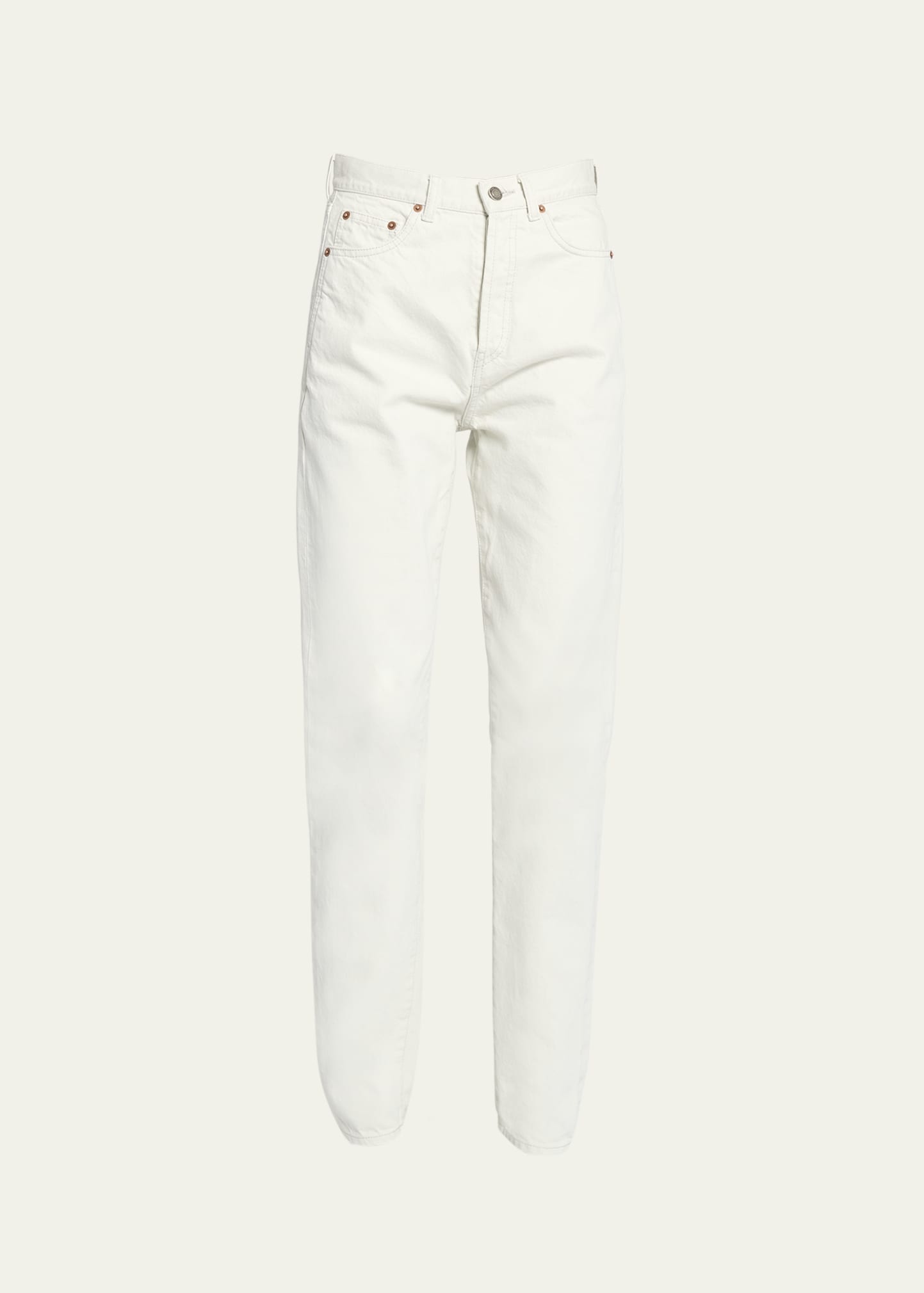 デニム・ジーパン SAINT LAURENT Woman Jeans White 823599Y30UA 9100 Saint Laurent Slim-Fit Jeans in Denim | Saks Fifth Avenue