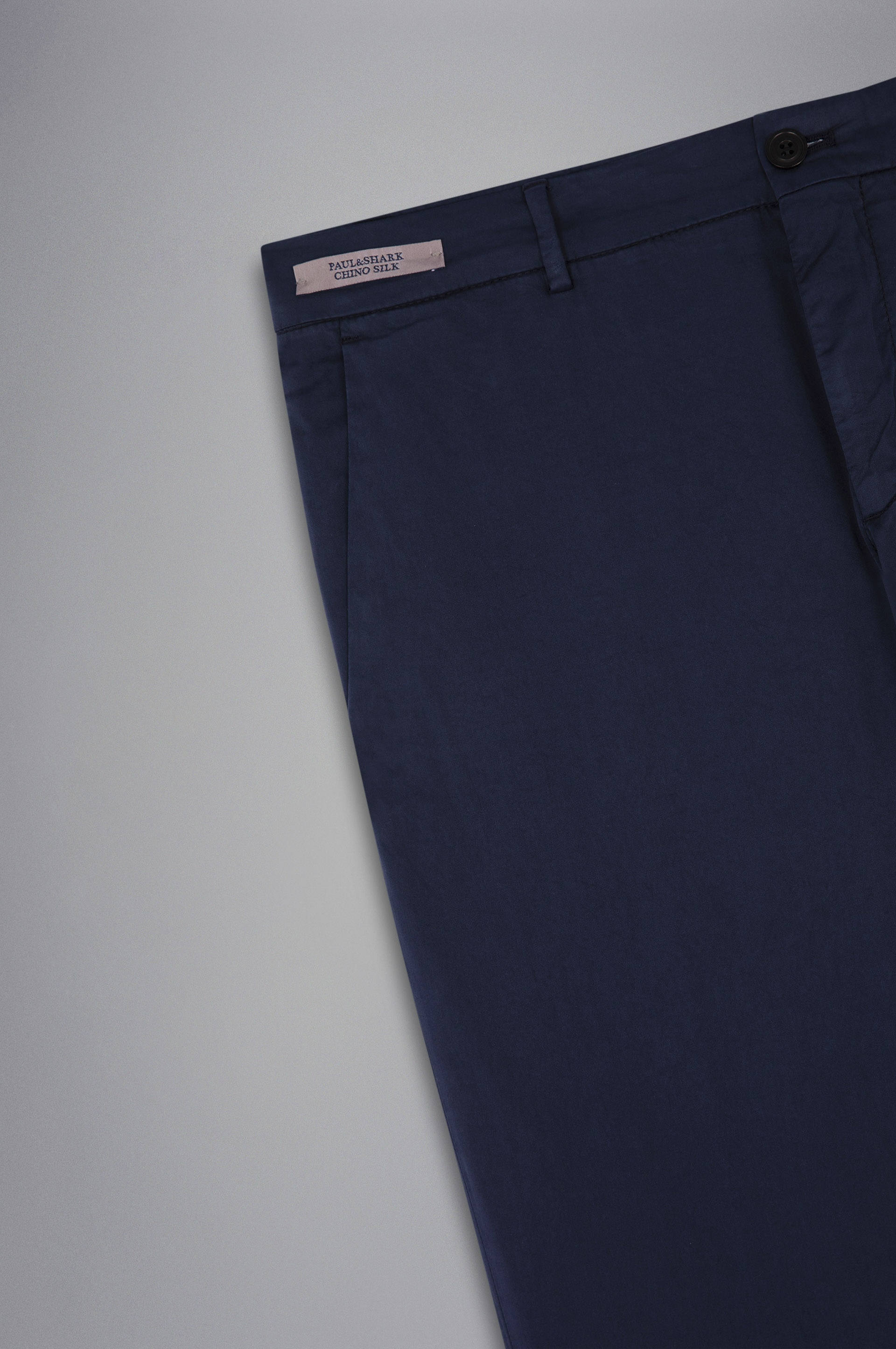 SILK AND STRETCH COTTON CHINO TROUSERS - 5
