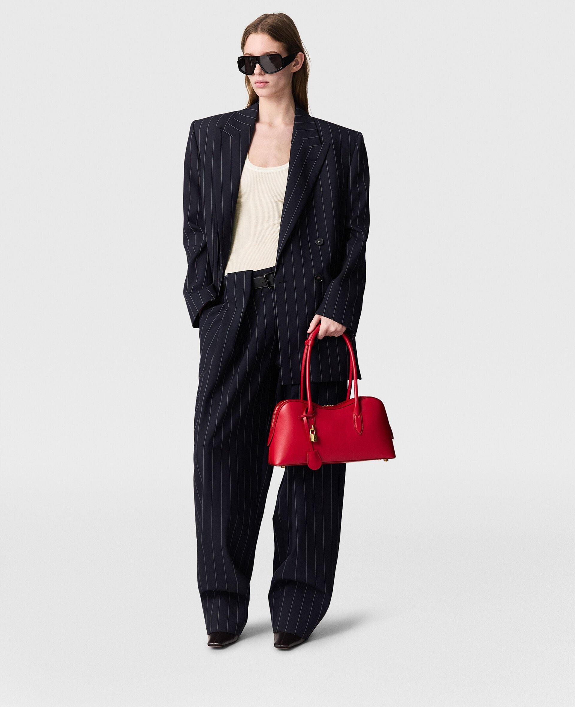 Oversized Double-Breasted Blazer - 6